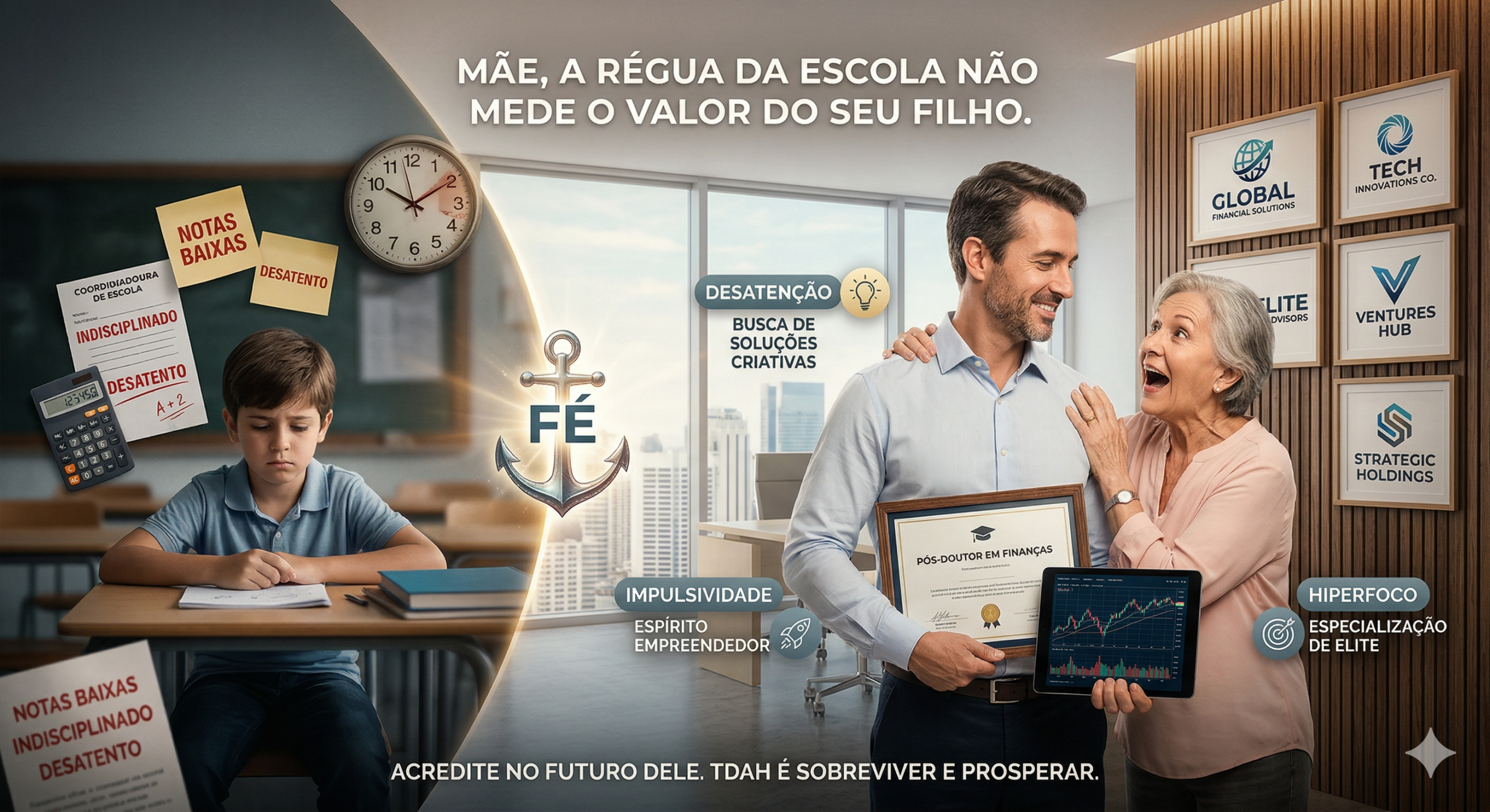 Mãe, Eu Sou o Futuro que Você Teme: Uma carta aberta de um Pós-Doutor com TDAH para as mães de crianças neuro divergentes